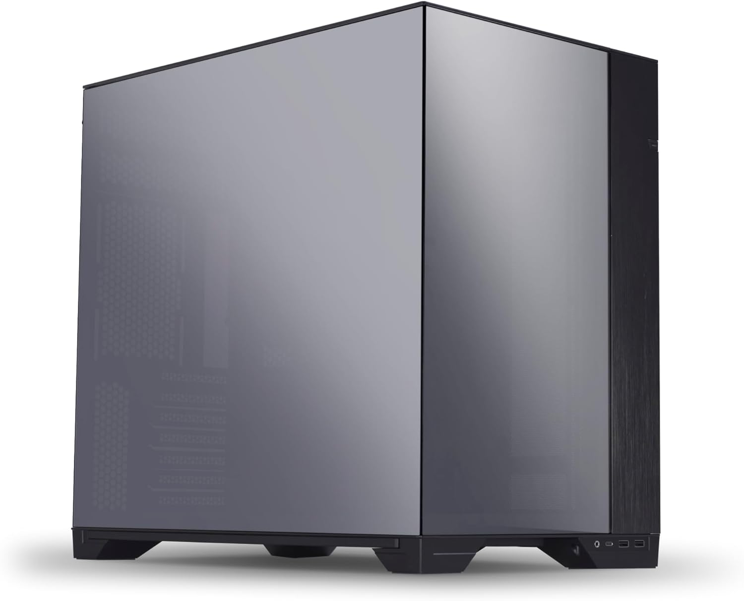 Lian Li O11 Vision -Three Sided Tempered Glass Panels  - Dual-Chamber ATX Mid Tower (Chrome) GAMING CASE Lian Li O11 Vision -Three Sided Tempered Glass Panels  - Dual-Chamber ATX Mid Tower (Chrome) GAMING CASE